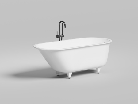 Ванна из искусственного камня Salini ORNELLA 102426M 160х70 встраиваемая прямоугольная с ножками